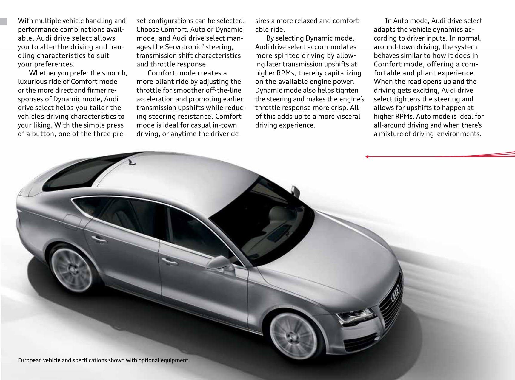 2012 Audi A7 Brochure Page 19